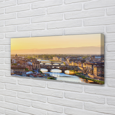 Tableaux sur toile canvas Panorama italie sunrise
