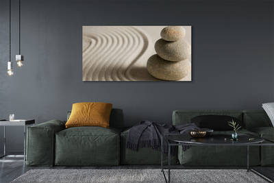 Tableaux sur toile canvas Structure en pierre de sable