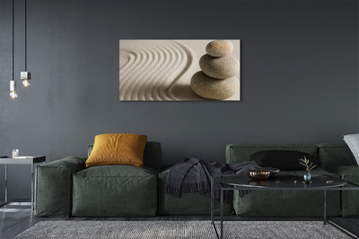Tableaux sur toile canvas Structure en pierre de sable