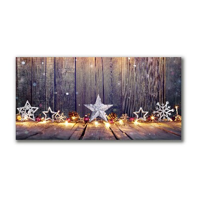 Tableaux sur toile Décorations de Noël Lumières étoiles