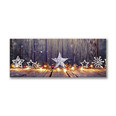 Tableaux sur toile Décorations de Noël Lumières étoiles