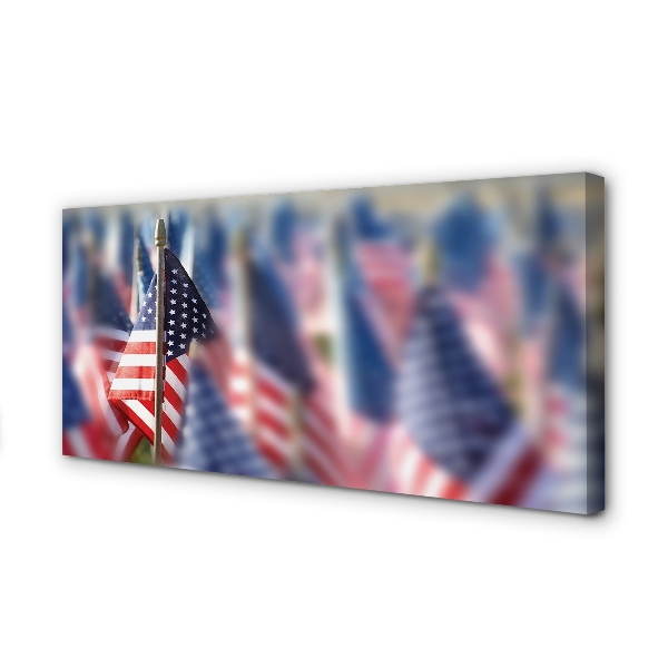 Tableaux sur toile canvas Etats-unis flag