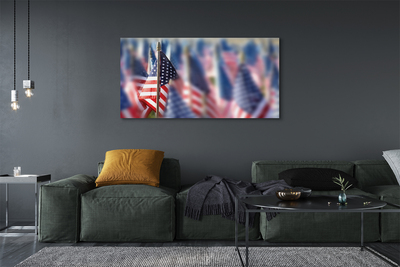 Tableaux sur toile canvas Etats-unis flag