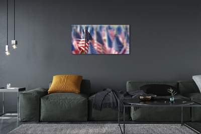 Tableaux sur toile canvas Etats-unis flag