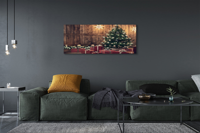 Tableaux sur toile canvas Cadeaux de noël cartes de décoration d'arbre