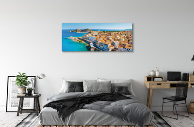 Tableaux sur toile canvas Ville de la côte de la mer grèce