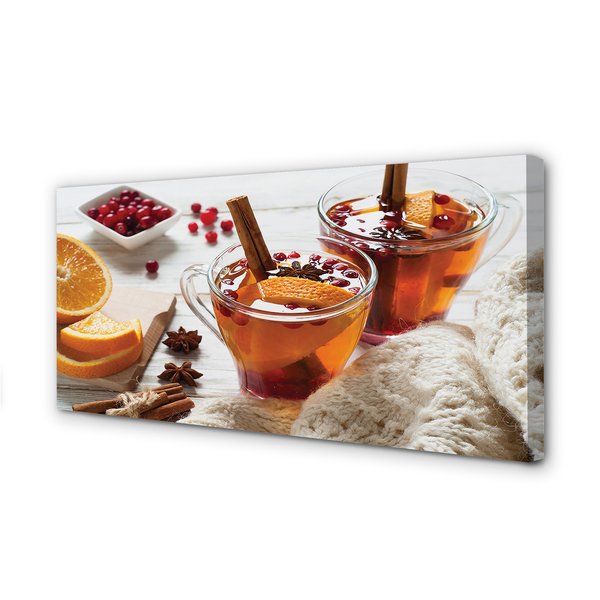Tableaux sur toile canvas Tasse de thé d'hiver