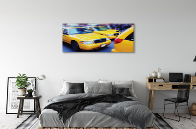 Tableaux sur toile canvas Ville de taxi jaune