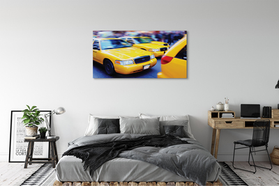 Tableaux sur toile canvas Ville de taxi jaune