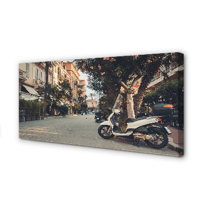 Tableaux sur toile canvas Ville motos de l'été de palme