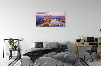 Tableaux sur toile canvas Panorama de nuit de berlin