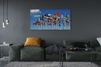 Tableaux sur toile canvas Divers drapeaux