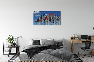 Tableaux sur toile canvas Divers drapeaux