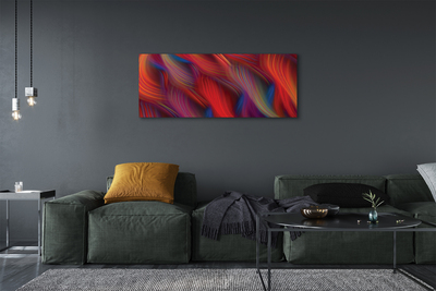 Tableaux sur toile canvas Rayures colorées fractales