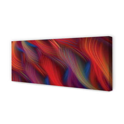 Tableaux sur toile canvas Rayures colorées fractales