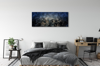 Tableaux sur toile canvas Mains lumière bleue