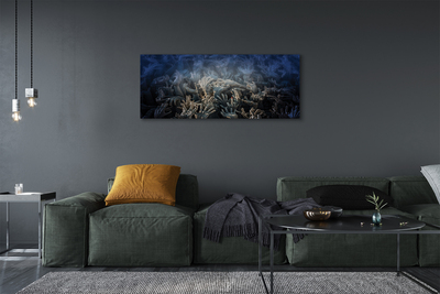 Tableaux sur toile canvas Mains lumière bleue