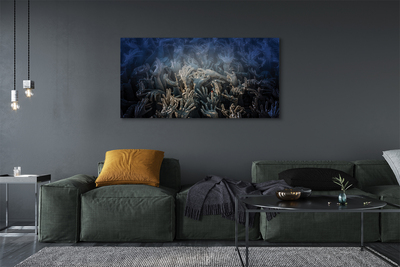 Tableaux sur toile canvas Mains lumière bleue