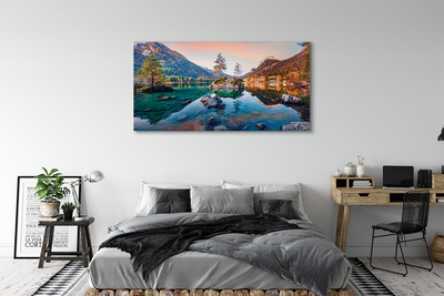Tableaux sur toile canvas Automne du lac mountain allemagne