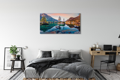 Tableaux sur toile canvas Automne du lac mountain allemagne