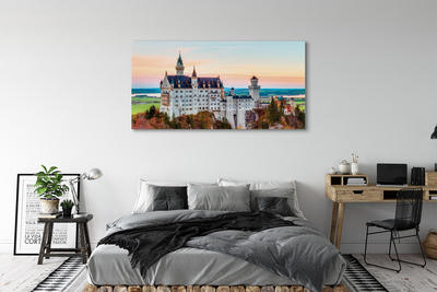Tableaux sur toile canvas Allemagne château automne munich