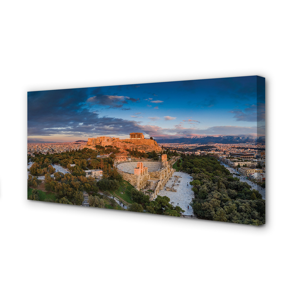 Tableaux sur toile canvas L'architecture panorama grèce athènes