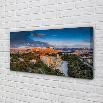 Tableaux sur toile canvas L'architecture panorama grèce athènes