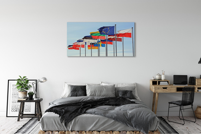 Tableaux sur toile canvas Beaucoup de drapeaux