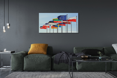 Tableaux sur toile canvas Beaucoup de drapeaux