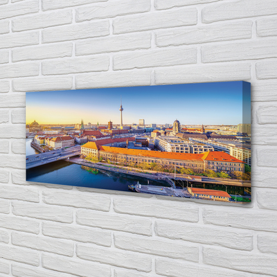 Tableaux sur toile canvas Ponts de la rivière berlin