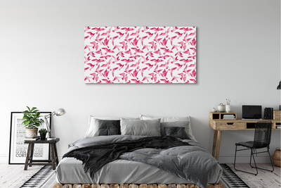 Tableaux sur toile canvas Oiseaux roses