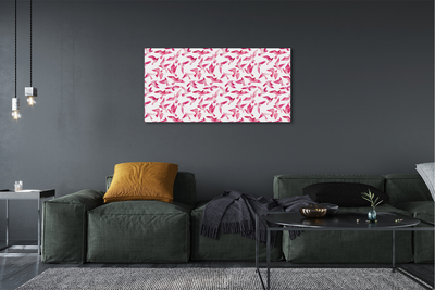 Tableaux sur toile canvas Oiseaux roses