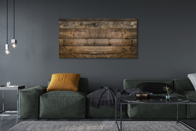Tableaux sur toile canvas Mur de planches en bois
