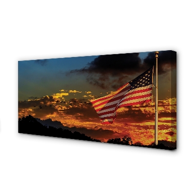 Tableaux sur toile canvas Drapeau états-unis