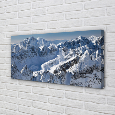 Tableaux sur toile canvas Montagne hiver