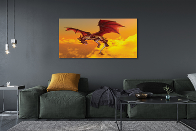 Tableaux sur toile canvas Nuages ​​dragon ciel