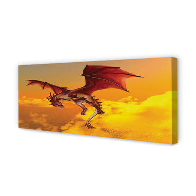 Tableaux sur toile canvas Nuages ​​dragon ciel