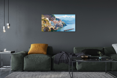 Tableaux sur toile canvas Bâtiments de mer de la côte italie