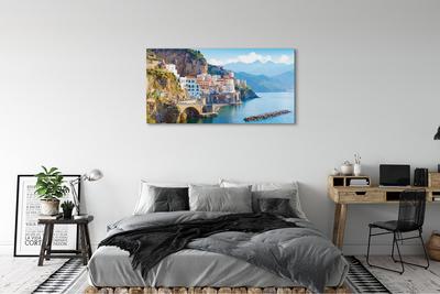 Tableaux sur toile canvas Bâtiments de mer de la côte italie