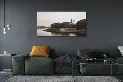 Tableaux sur toile canvas Pont de la rivière cracovie