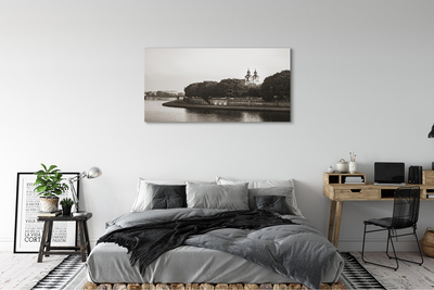 Tableaux sur toile canvas Pont de la rivière cracovie