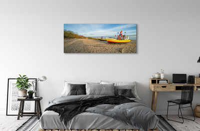 Tableaux sur toile canvas Bateaux gdańsk plage de la mer