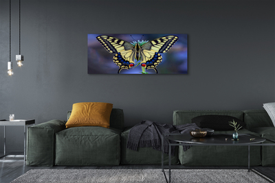 Tableaux sur toile canvas Papillon sur une fleur