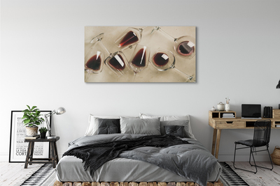 Tableaux sur toile canvas Verres à vin