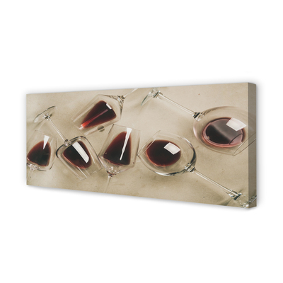 Tableaux sur toile canvas Verres à vin