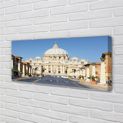 Tableaux sur toile canvas Rome bâtiments cathédrale rues
