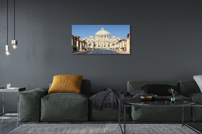 Tableaux sur toile canvas Rome bâtiments cathédrale rues