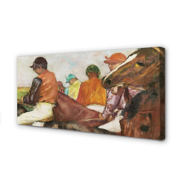 Tableaux sur toile canvas Rider course de chevaux