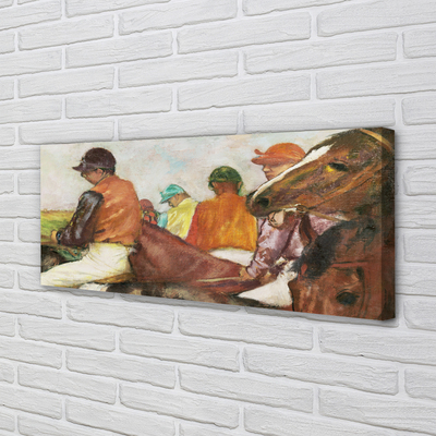 Tableaux sur toile canvas Rider course de chevaux