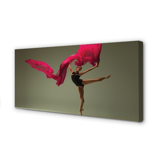 Tableaux sur toile canvas Matériel ballerine rose